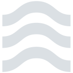 Short blue-gray wave element.